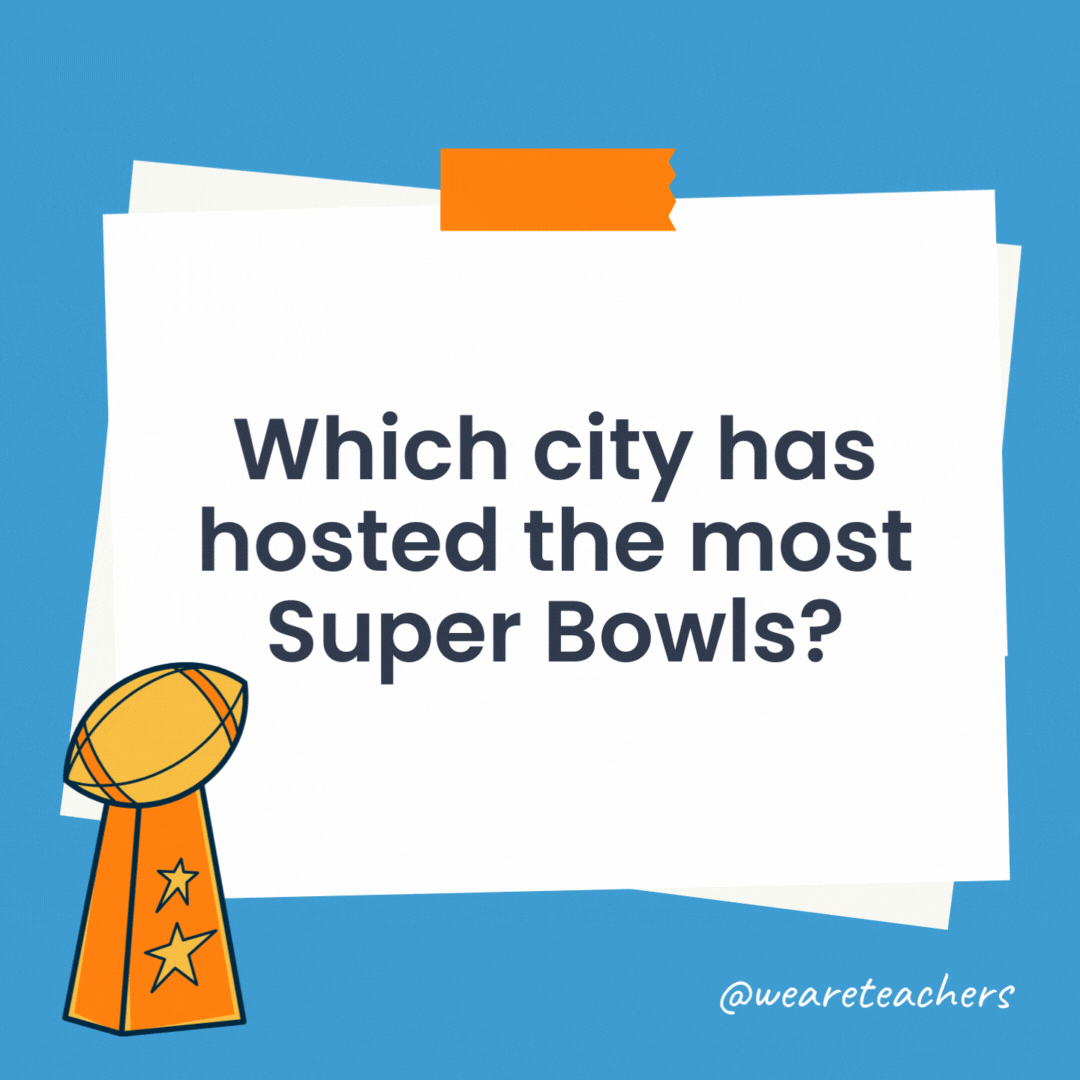 Which city has hosted the most Super Bowls? Miami has hosted the most Super Bowls. Which city has hosted the most Super Bowls?
Miami has hosted the most Super Bowls.