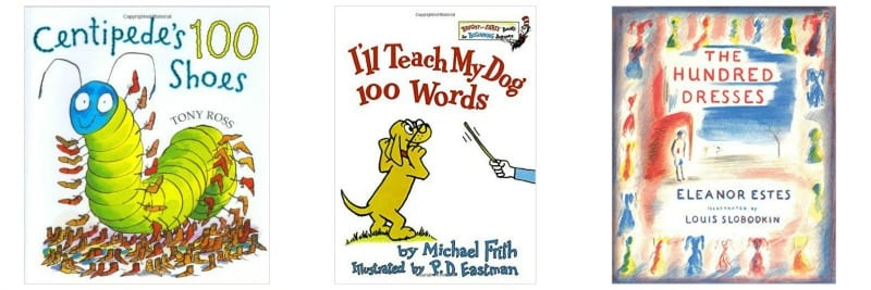 100-books Three 100th Day books