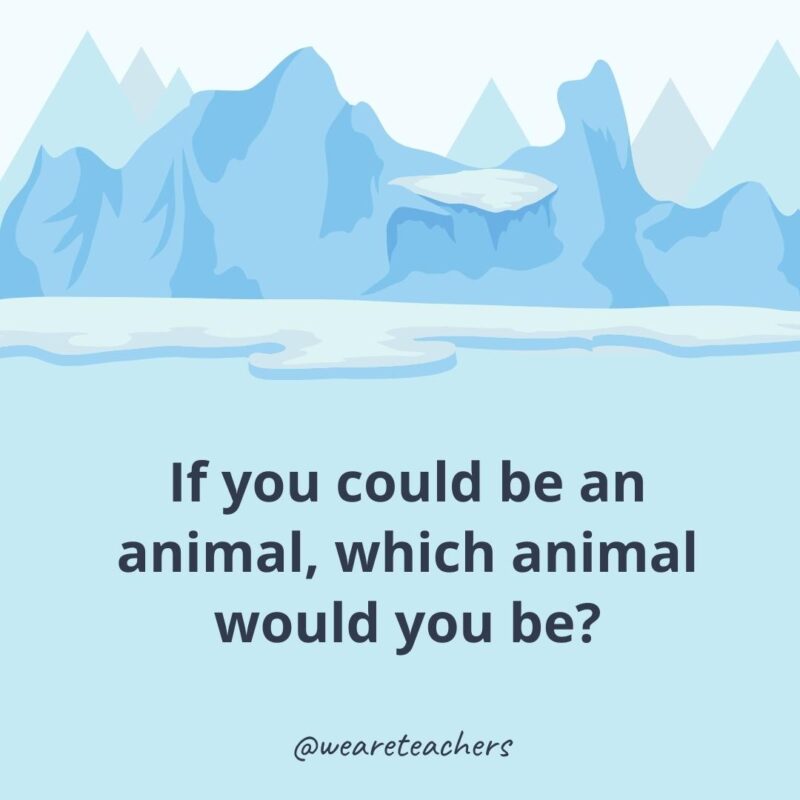 If you could be an animal, which animal would you be? If you could be an animal, which animal would you be?