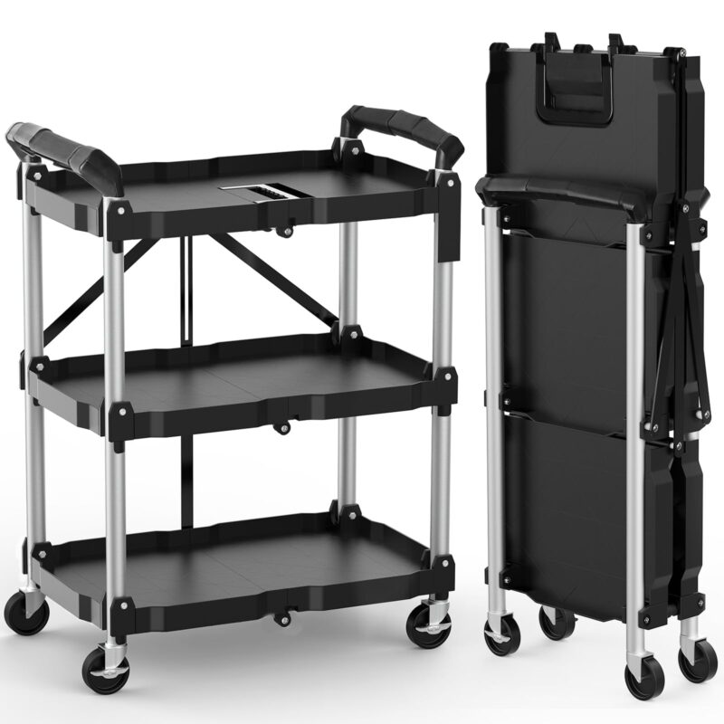 himix-folding-cart foldable cart for storage