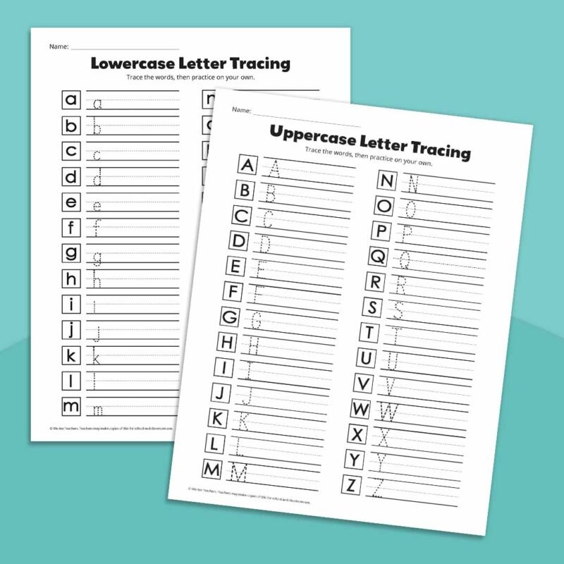 Letter Tracing Review Letter tracing review worksheets