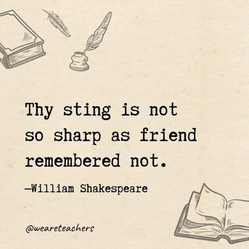 Thy sting is not so sharp as friend remembered not. Thy sting is not so sharp as friend remembered not.