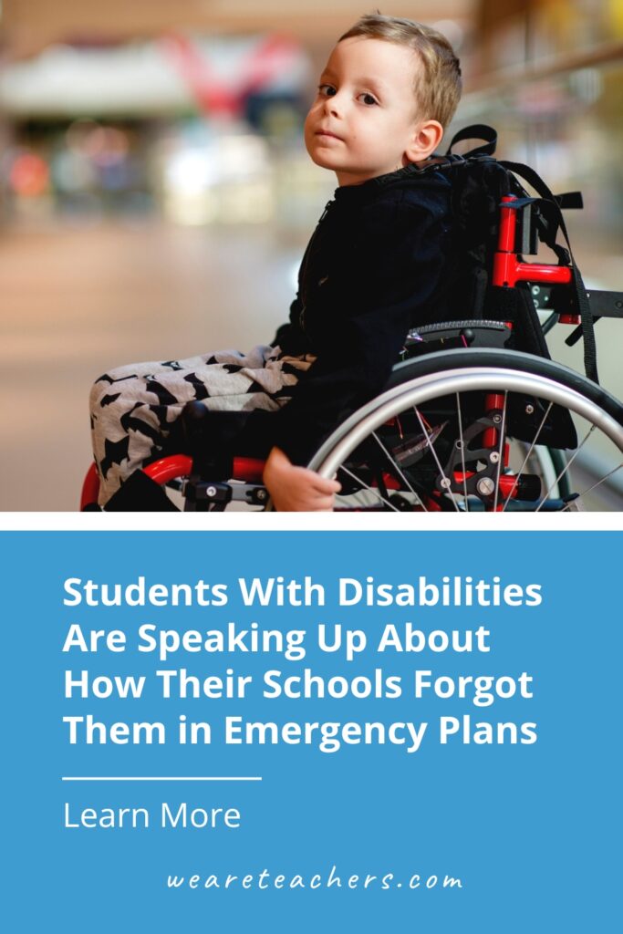 Students with disabilities told advocate Isabel Mavrides-Calderón their stories of neglect during emergency drills. We have to do better.