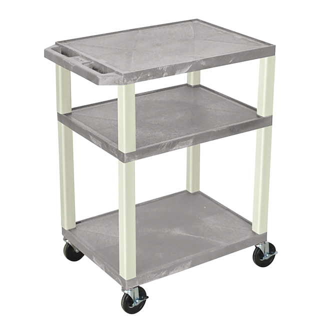 tuffy-three-shelf three shelf rolling cart best rolling cart for teachers