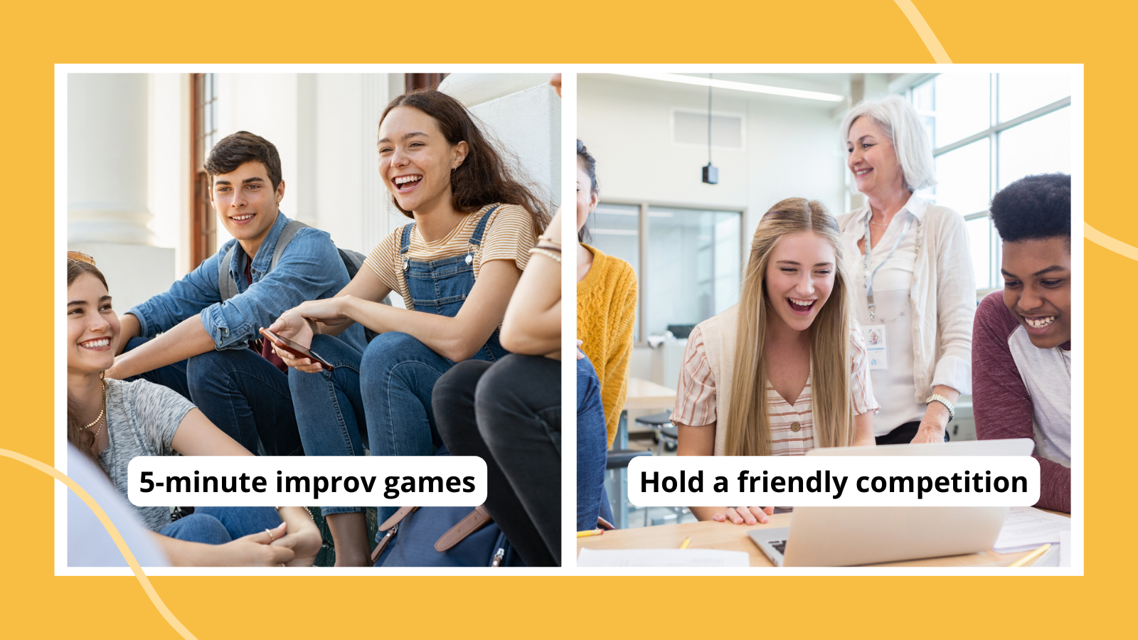 Paired images with what to do when the classroom vibe is off