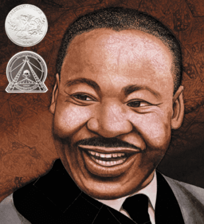 Cover illustration of Martin's Big Words