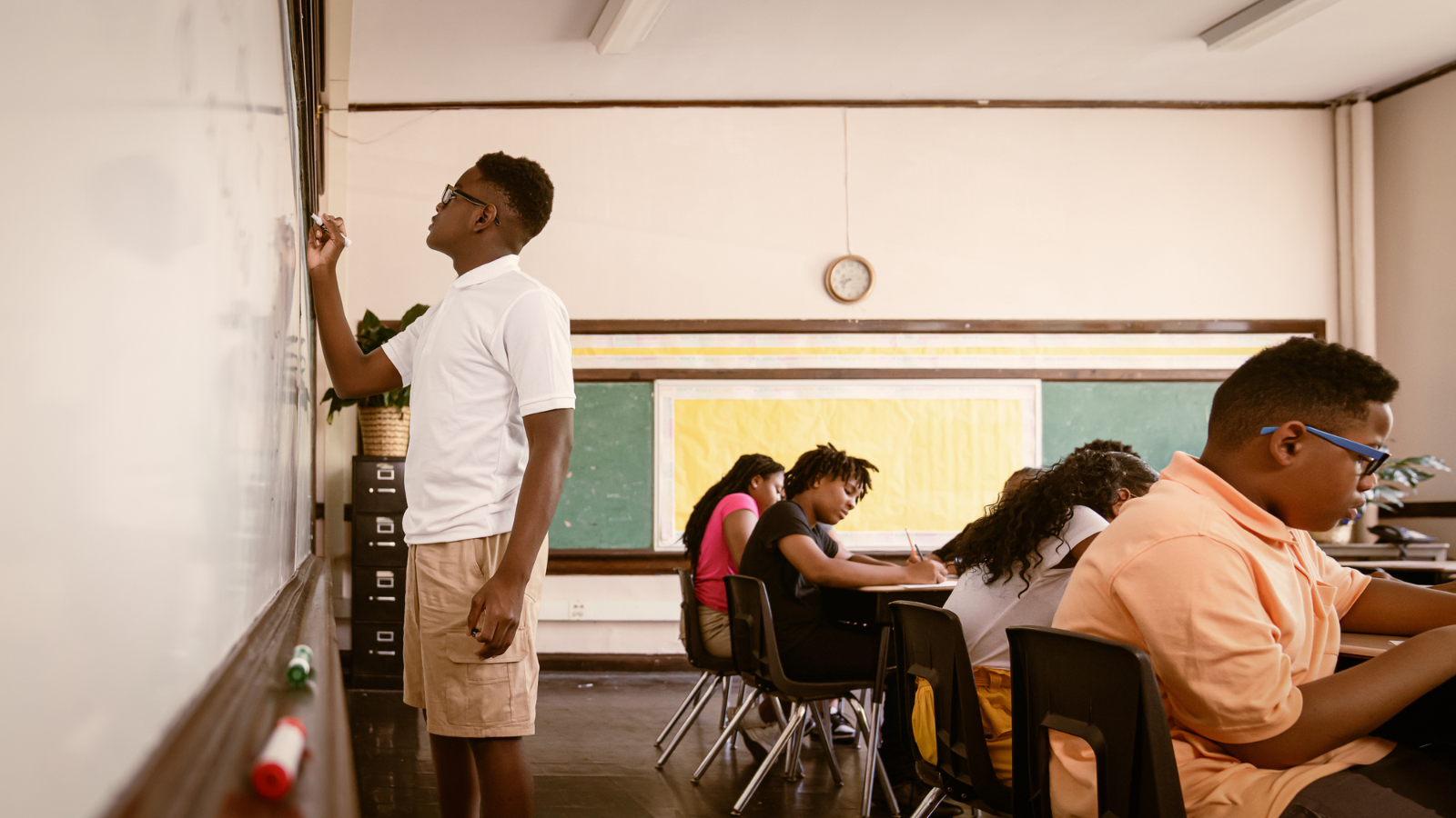Photo representing one of many Evanston classes separated by race